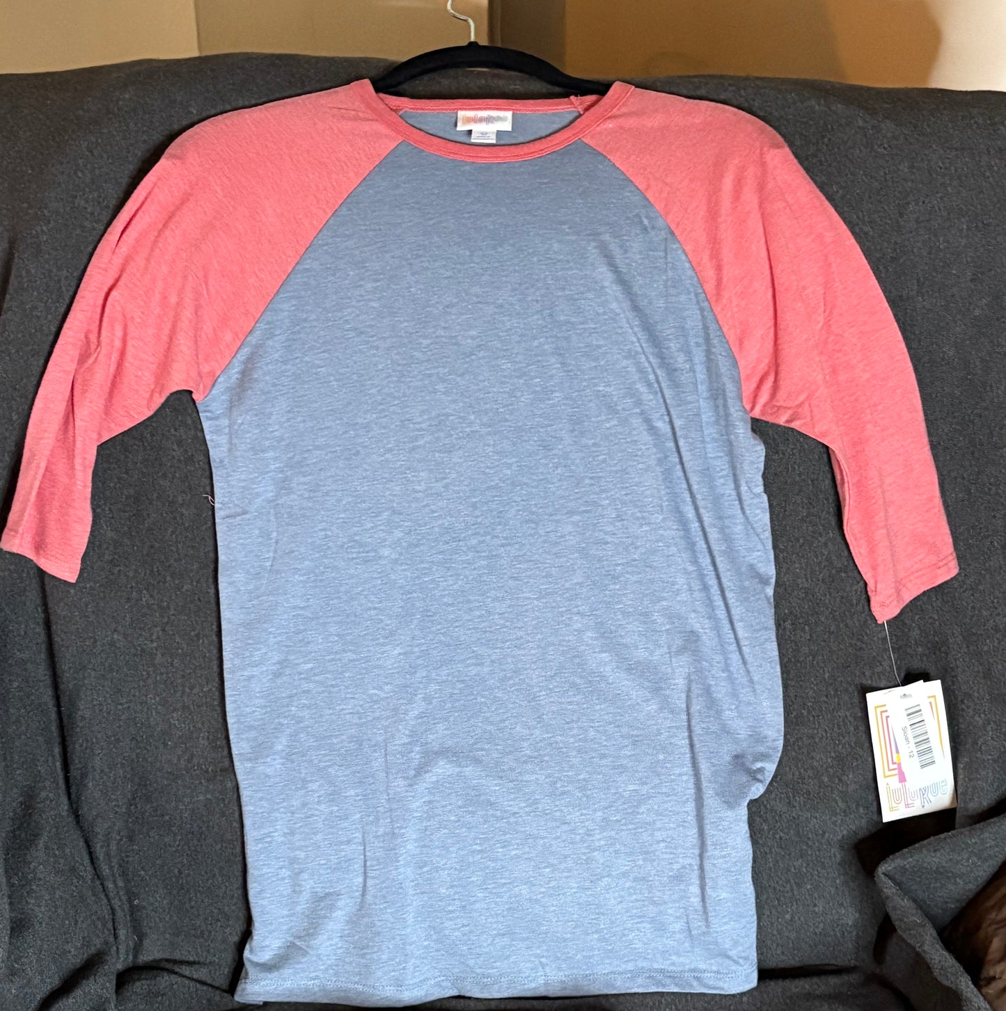 Coral and Blue Sloan T
