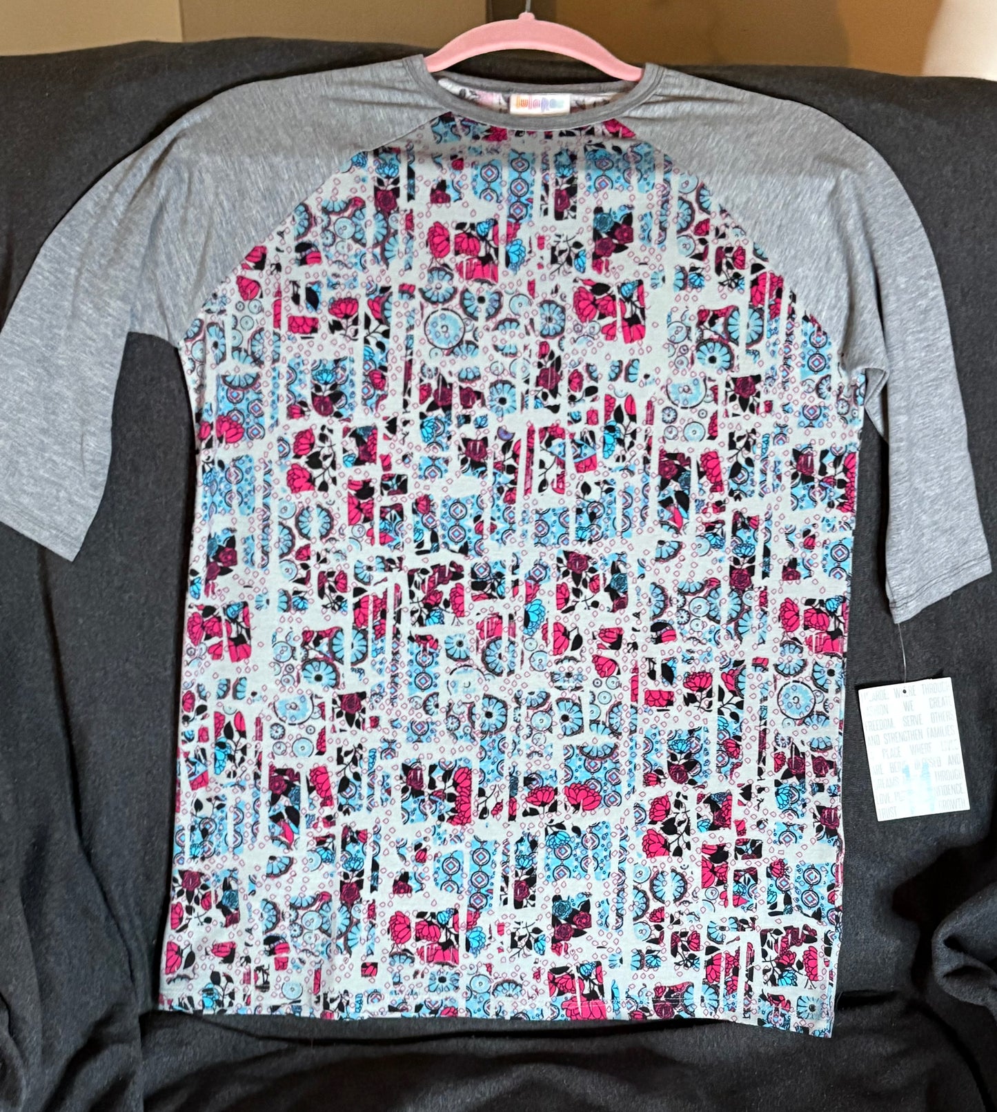 Blue/Pink/Grey Sloan T