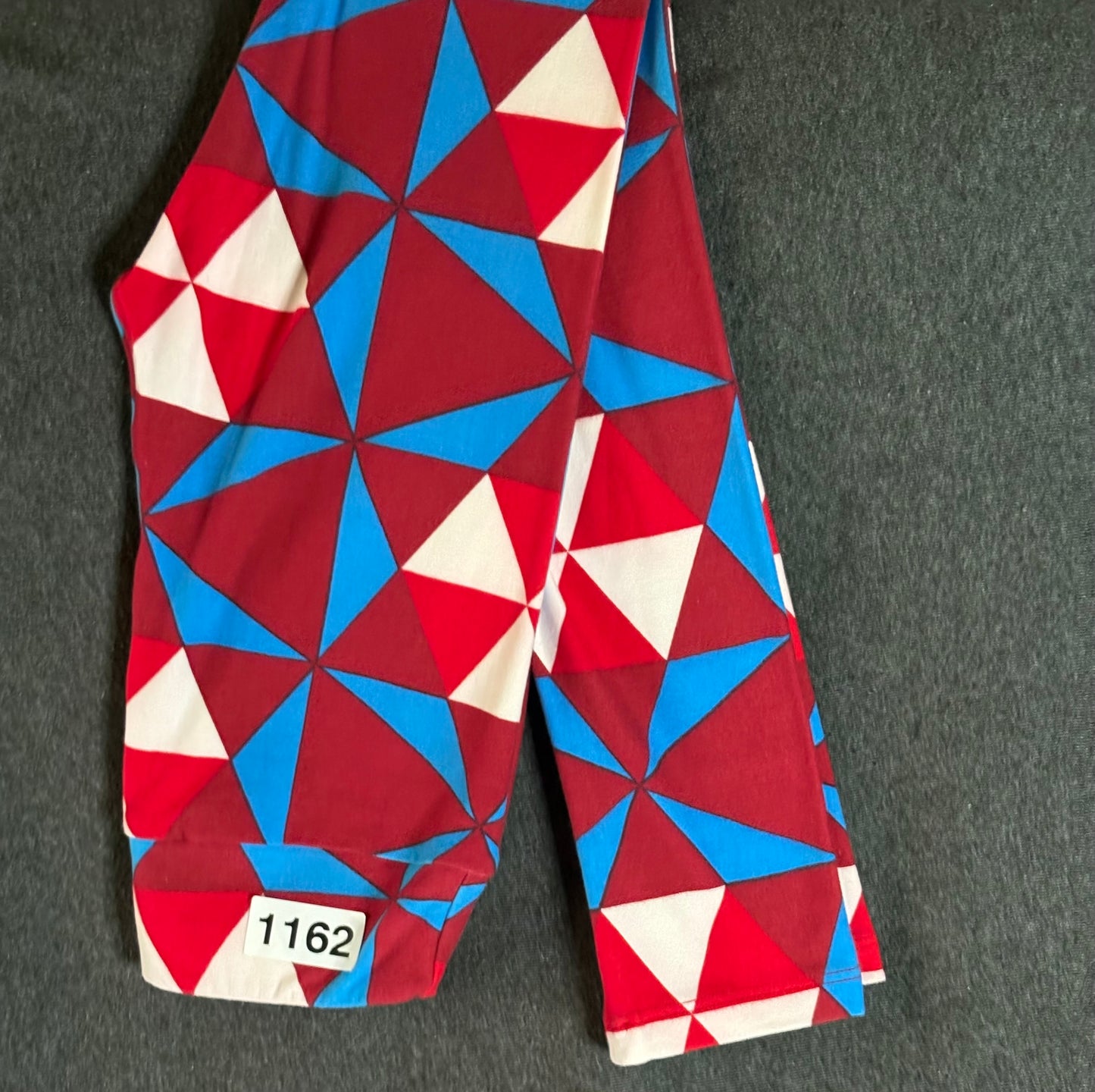Red, White and Blue Triangle Kids Leggings