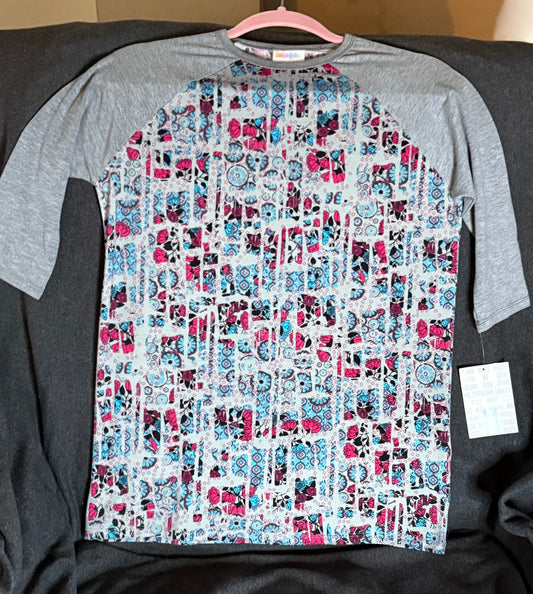 Blue/Pink/Grey Sloan T