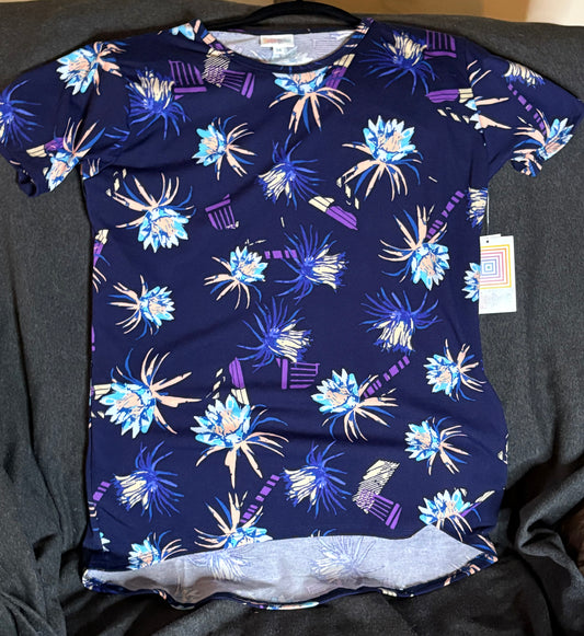 Navy Floral Gracie T