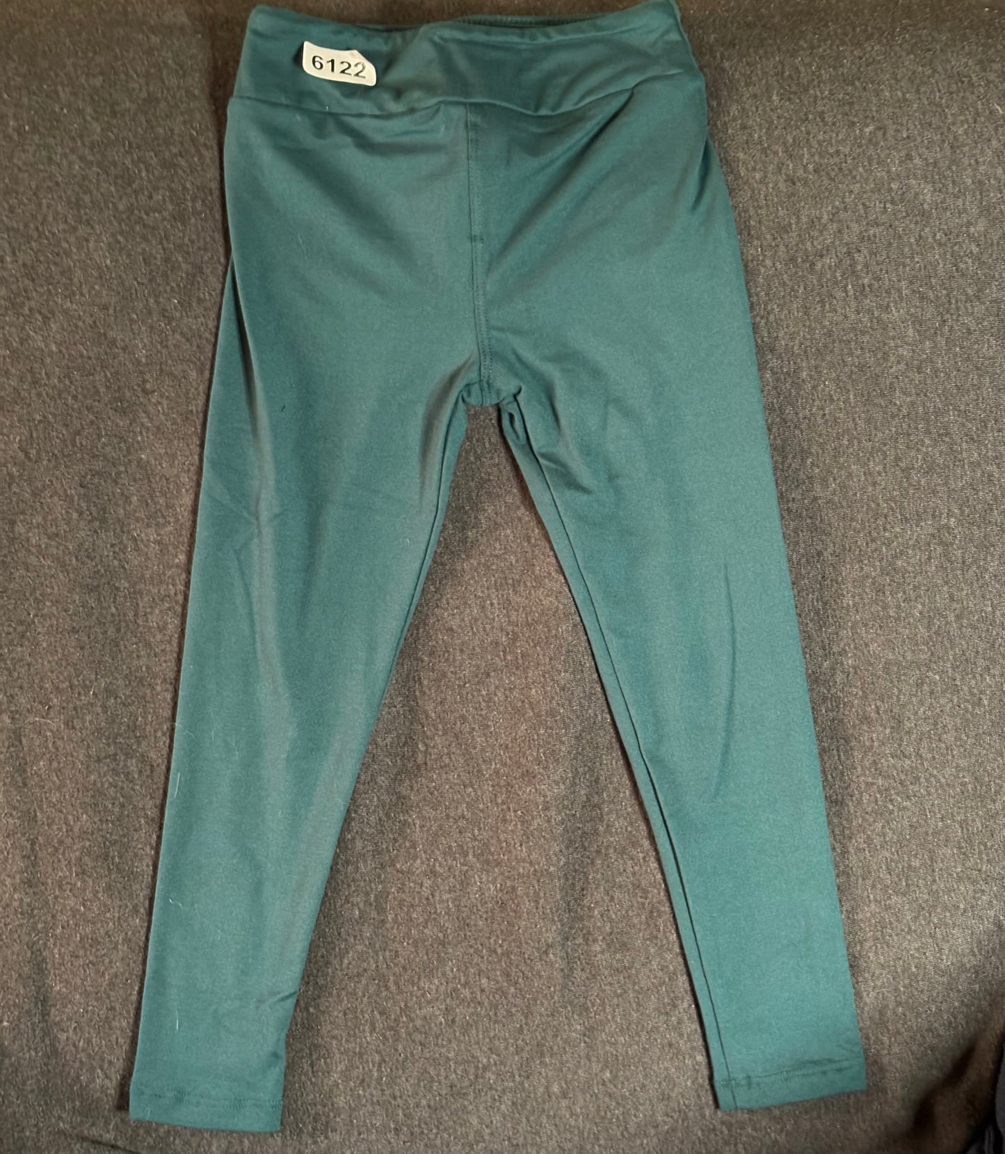 Solid Teal Kids Leggings