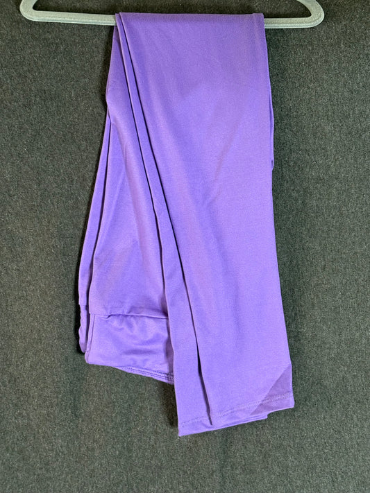 Solid Purple Kids Leggings
