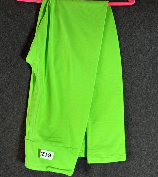 Neon Green Kids Leggings