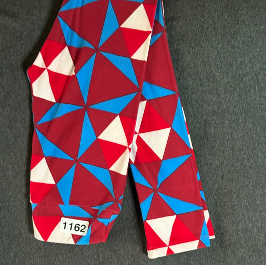 Red, White and Blue Triangle Kids Leggings