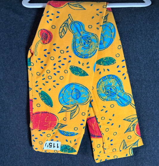 Golden Fruits Kids Leggings