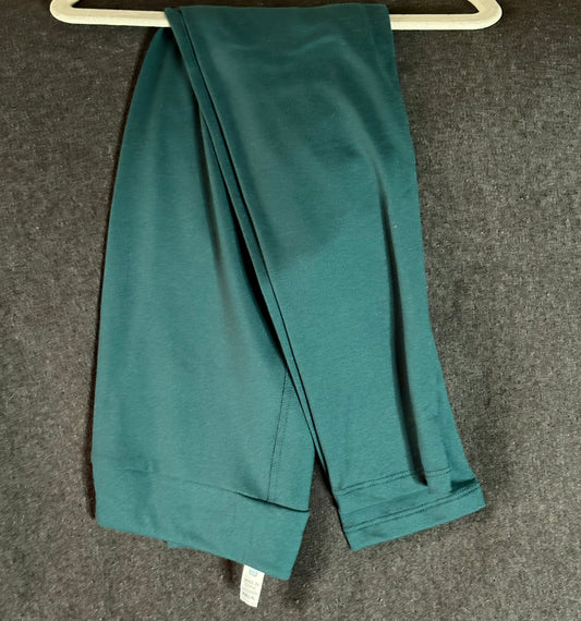 Solid Hunter Green Kids Leggings
