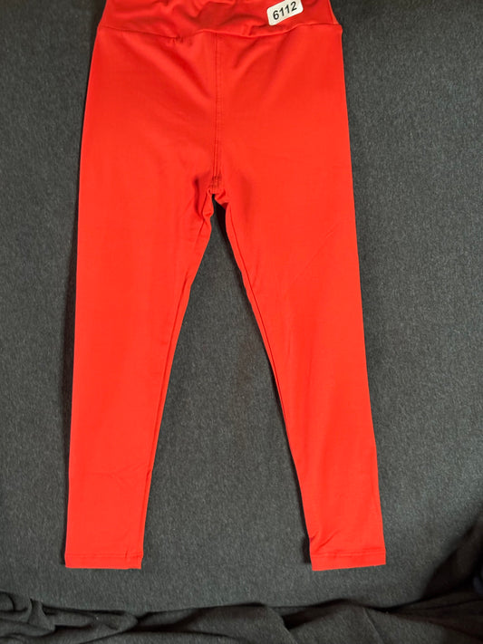 Neon Orange Kids Leggings