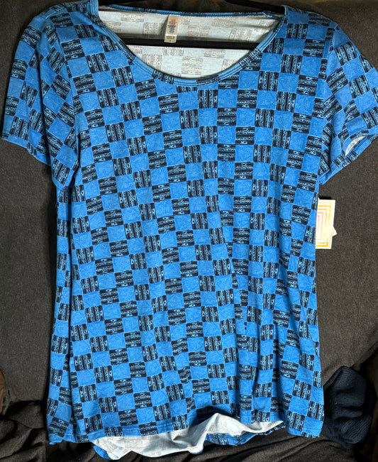 Classic T Royal and Black Checkerboard