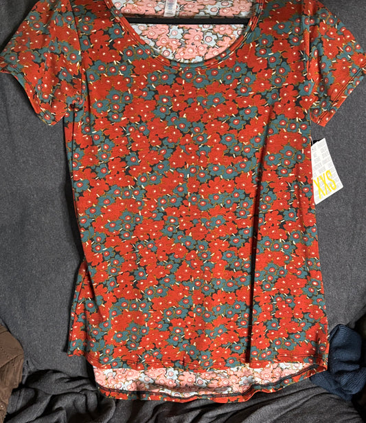 Classic T Red/Green Floral